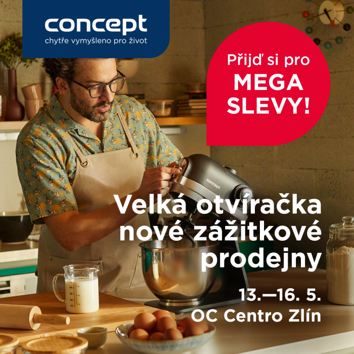 Otevíráme novou prodejnu elektra - CONCEPT