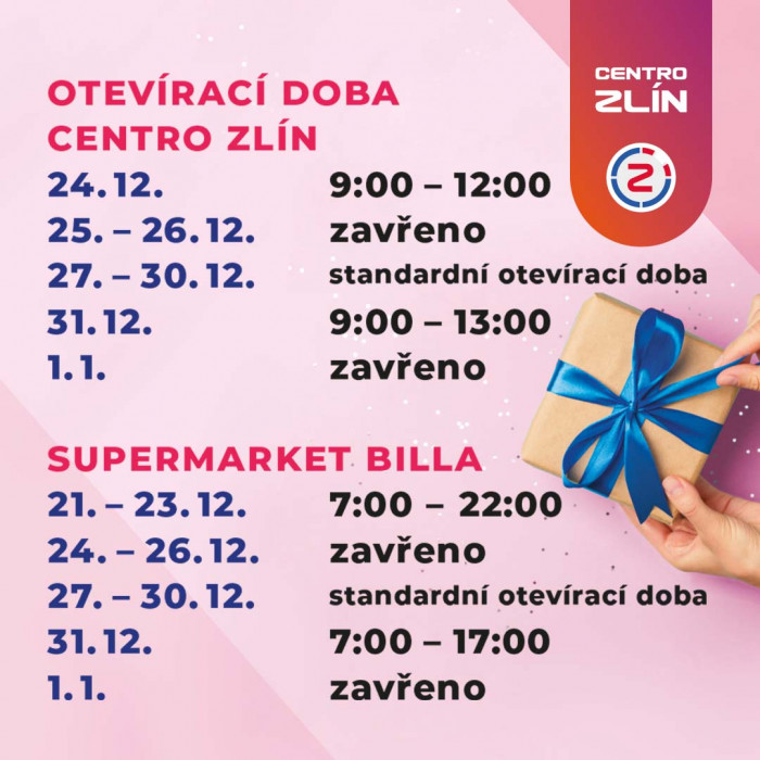 Vánoce v Centro Zlín