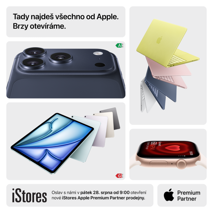 Otevíráme novou iStores Apple Premium prodejnu