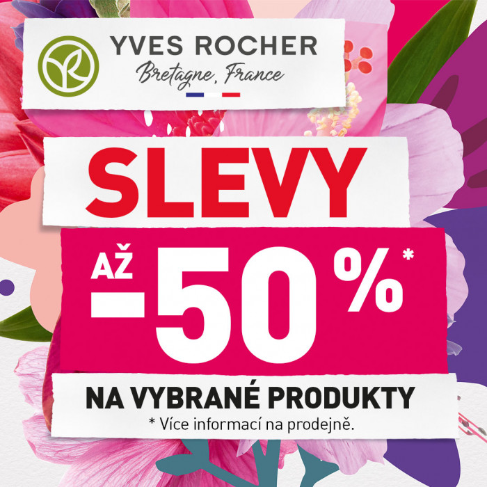 Slevy až 50 % v Yves Rocher