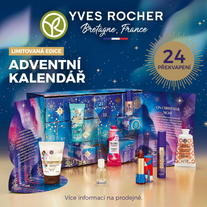 Adventní kalendář od rostlinné kosmetiky Yves Rocher