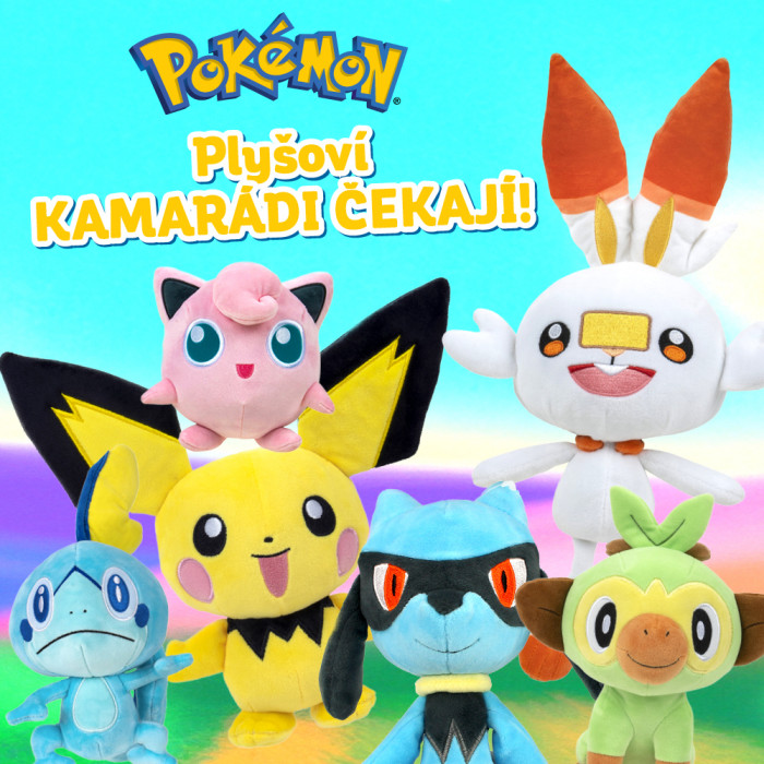 POKEMON „Plyšoví kamarádi“ od Orbica