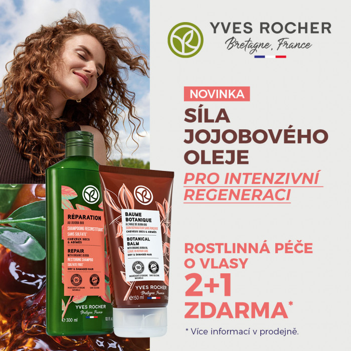 Nová řada péče o vlasy od rostlinné kosmetiky Yves Rocher