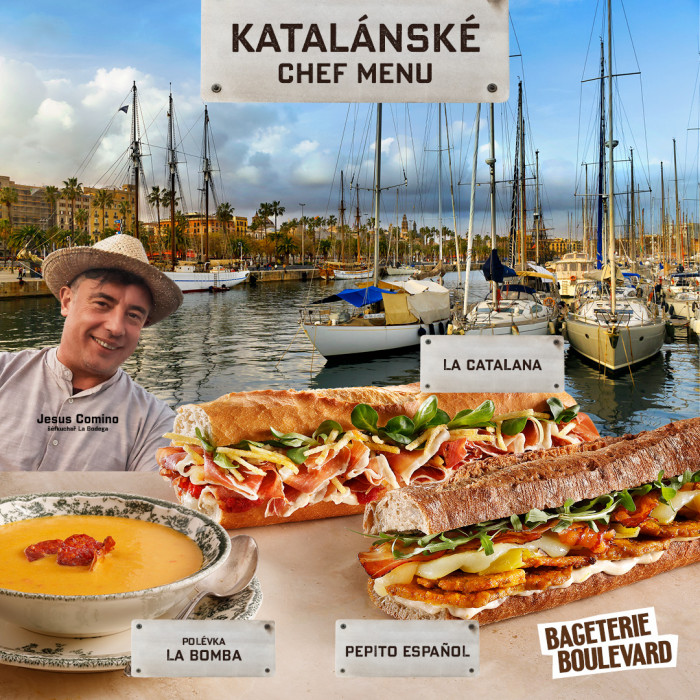 Katalánské Chef Menu v Bageterie Boulevard