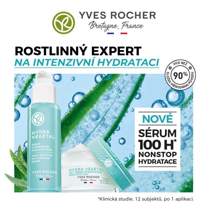 Intenzivní hydratace pleti s rostlinnou kosmetikou Yves Rocher