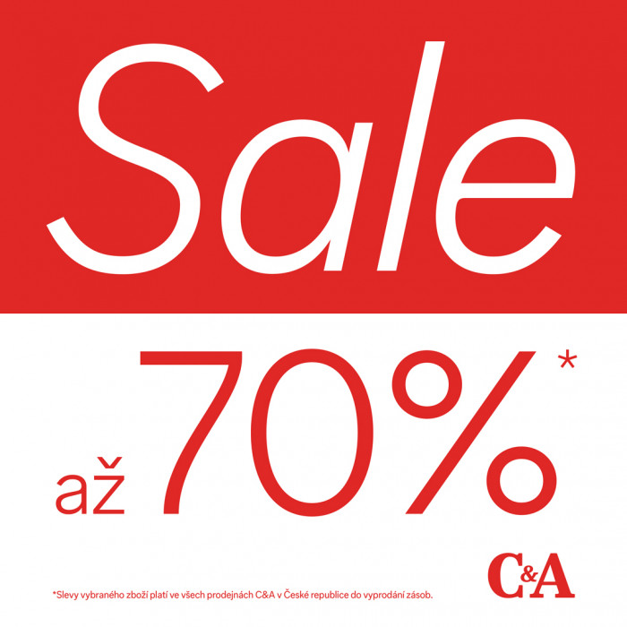 Slevy až 70% v C&A