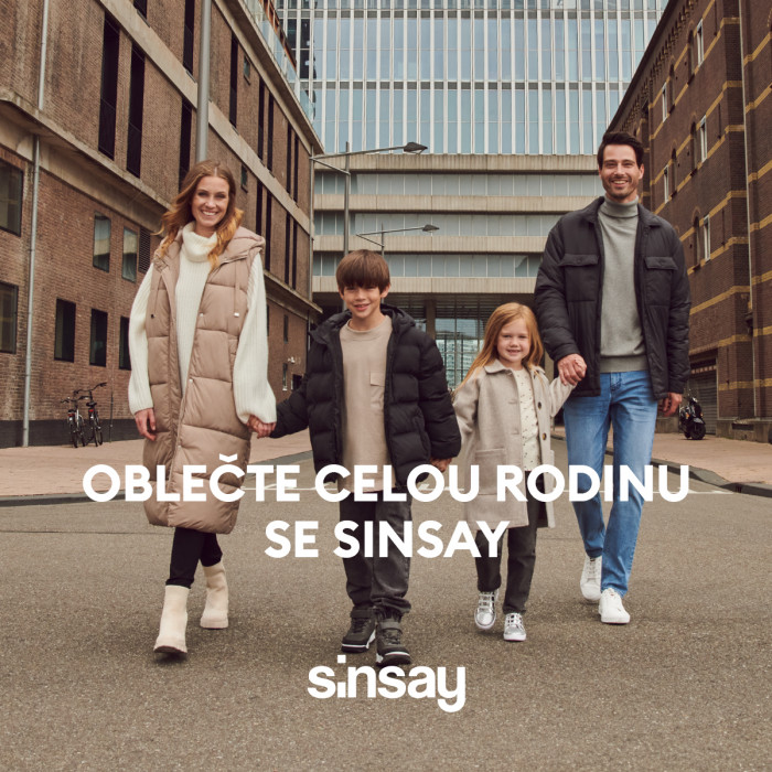 V SINSAY si vybere celá rodina