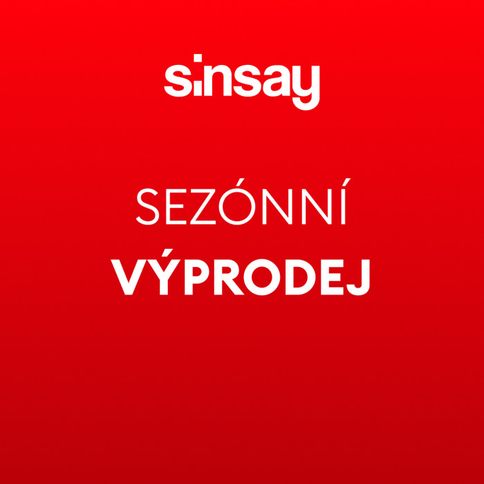 Nakupujte v SINSAY za zlomek ceny