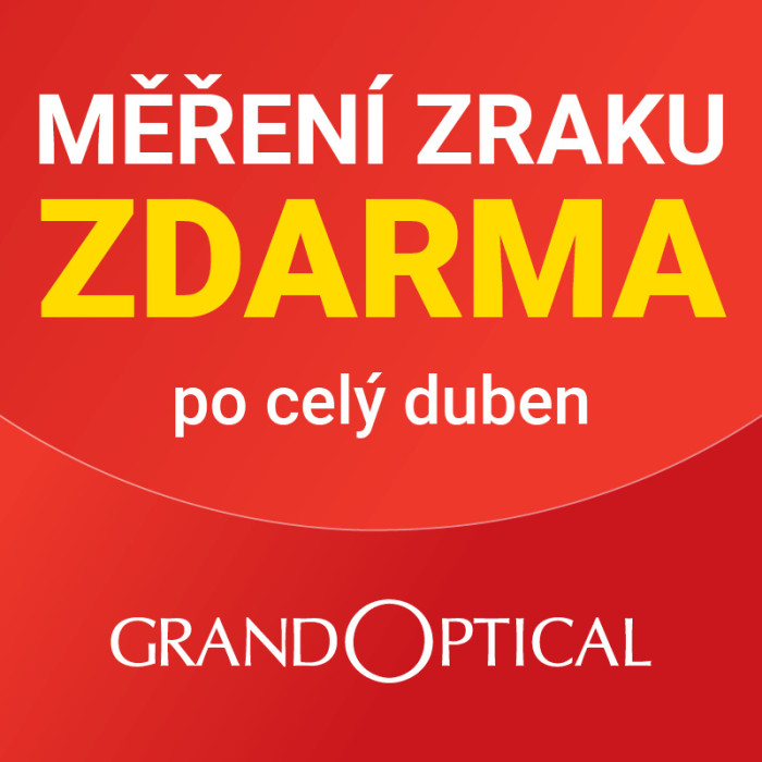 Měření zraku zdarma v GrandOptical!