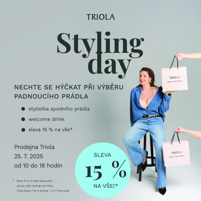Přijďte si užít Triola Styling Day do prodejny Triola!
