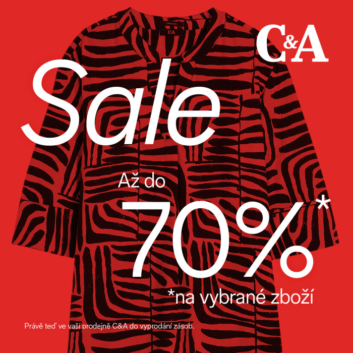 VÝPRODEJ až do 70 % v C&A