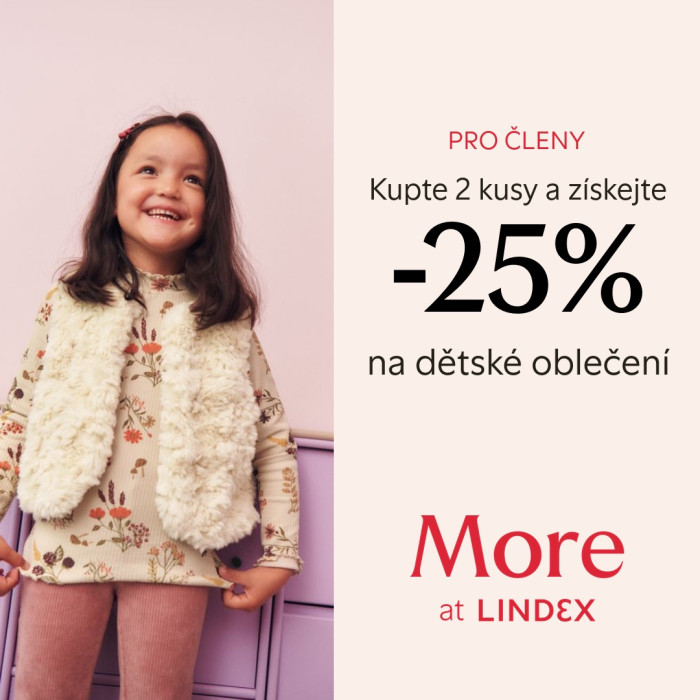 25% sleva na dětské oblečení v Lindex