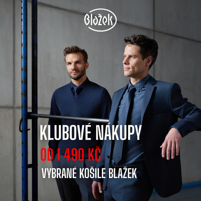 Přidejte se do Blažek klubu a využijte exkluzivní klubové ceny!