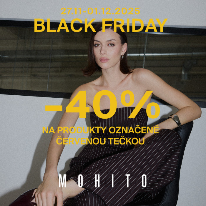 Od čtvrtka 27. listopadu začíná v MOHITO Black Friday!