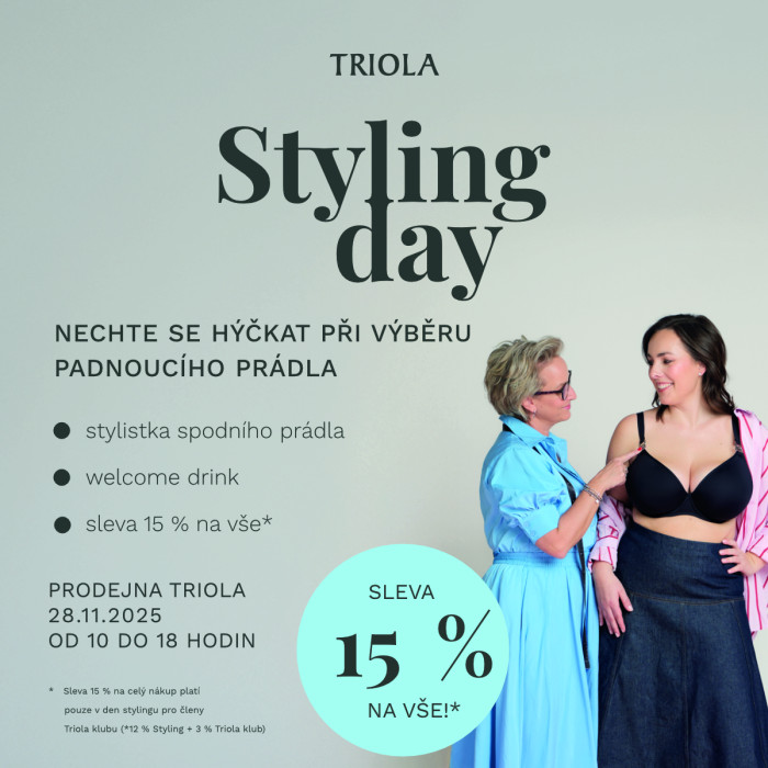 Přijďte si užít Triola Styling Day do prodejny Triola!