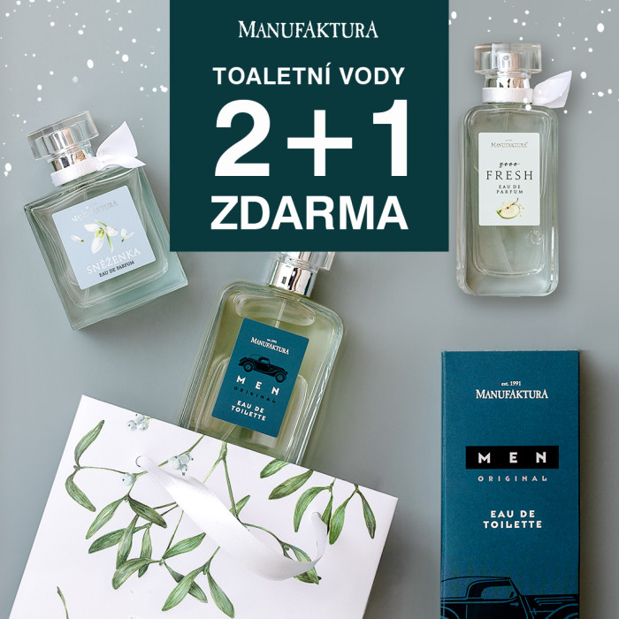 2 + 1 ZDARMA na vůně v Manufaktura