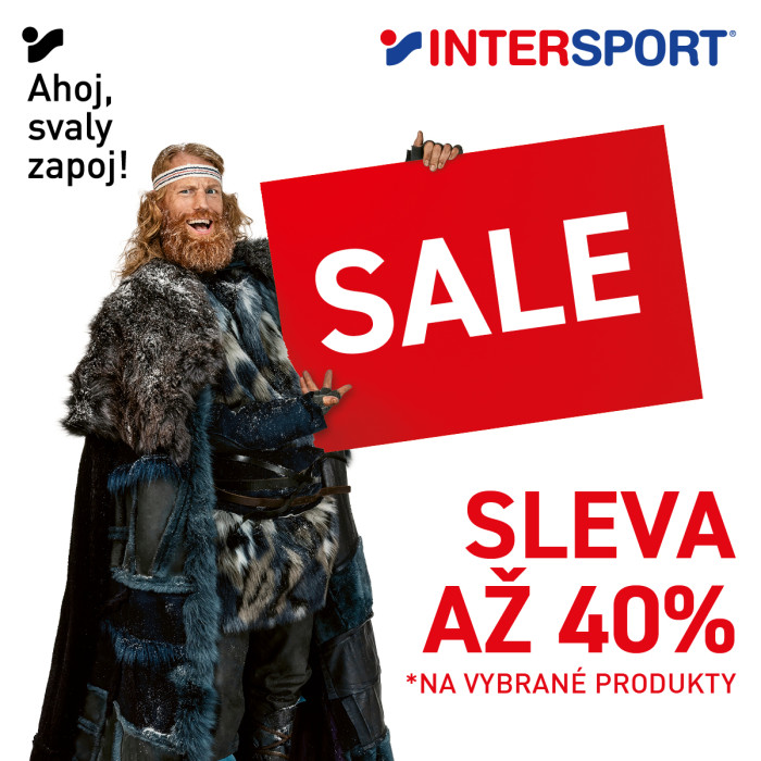 Velký výprodej v INTERSPORTU právě probíhá