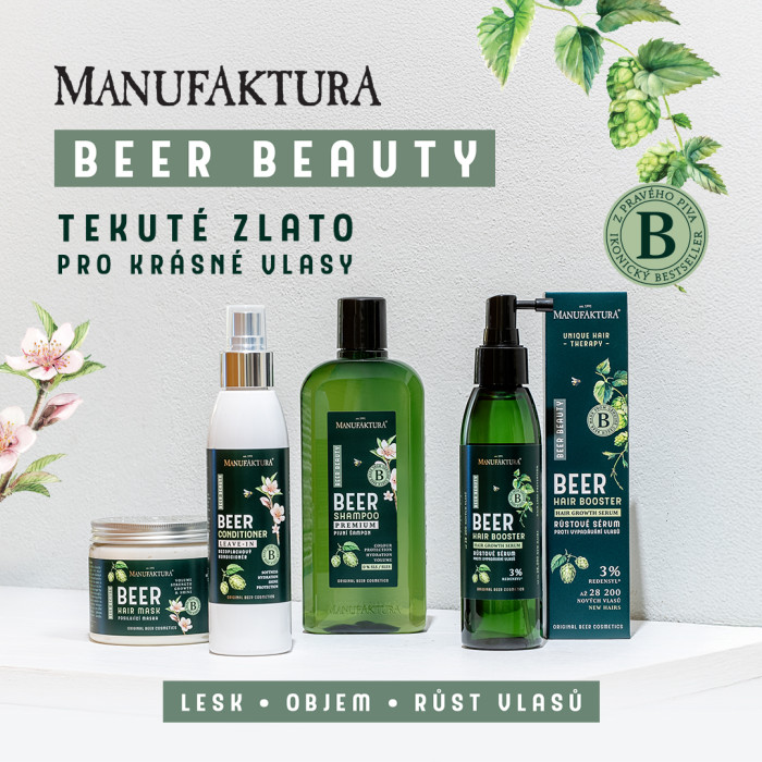 IKONICKÁ PIVNÍ KOSMETIKA MANUFAKTURA V NOVÉ ÉŘE BEER BEAUTY