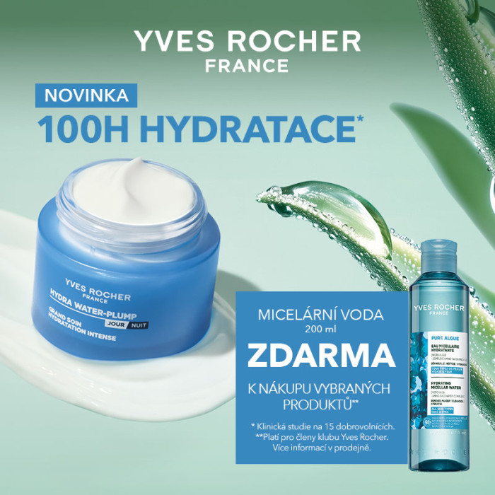 Yves Rocher představuje novou hydratační řadu péče o pleť