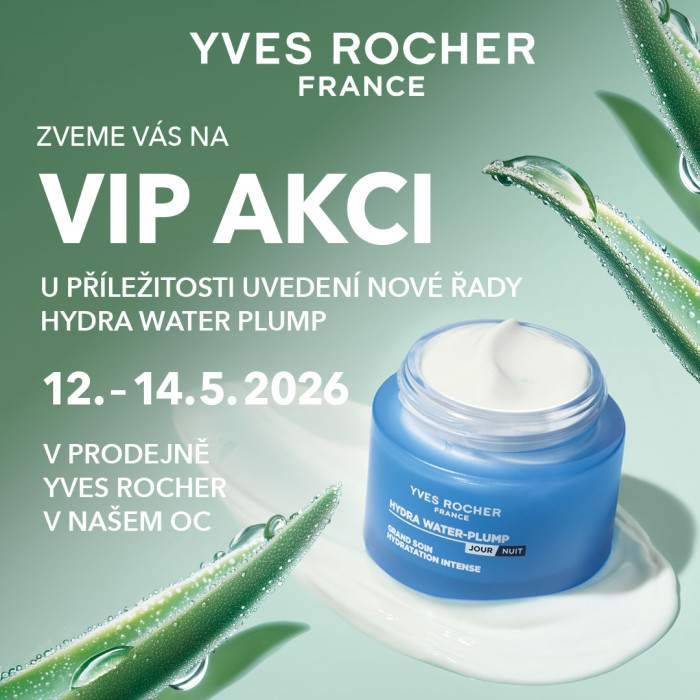 VIP AKCE v prodejně rostlinné kosmetiky Yves Roc