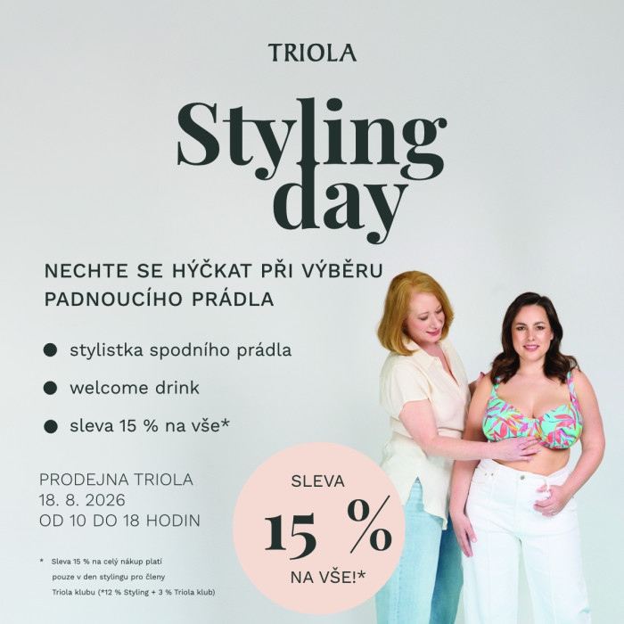 Přijďte si užít Triola Styling Day do prodejny Triola!
