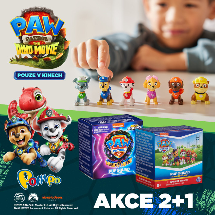 Tlapková patrola Film 2 Mini figurky v POMPO