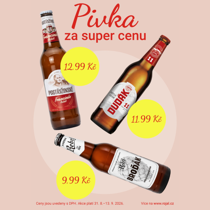 Cenové trháky v Rojalu